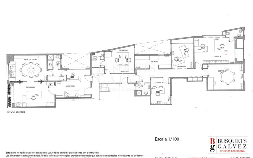 Oficina en venta en Diagonal/Balmes